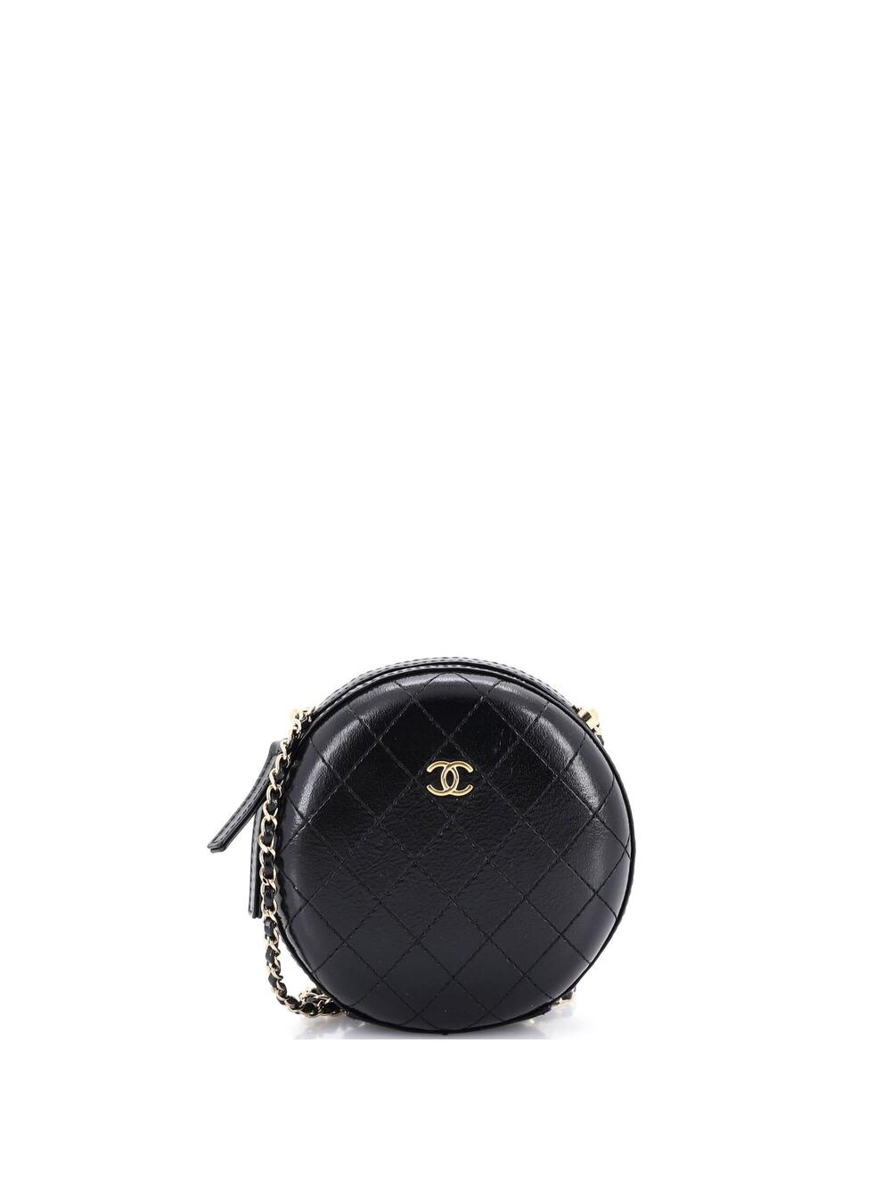 Chanel Round Chain Crossbody Bag #260879C24B